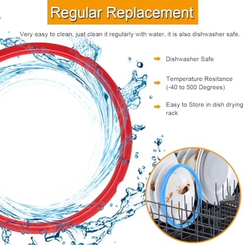 Replacement Parts for Instant Pot Duo 5, 6 Quarts (5/6 QT) Including Seal Ring, Steam Release Floating Valve, Floating Valve Accessory Kit (8 Pieces) - Image 6