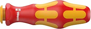 Wera 05003990001 817 Kraftform VDE Handle, 9 mm x 102 mm, Red