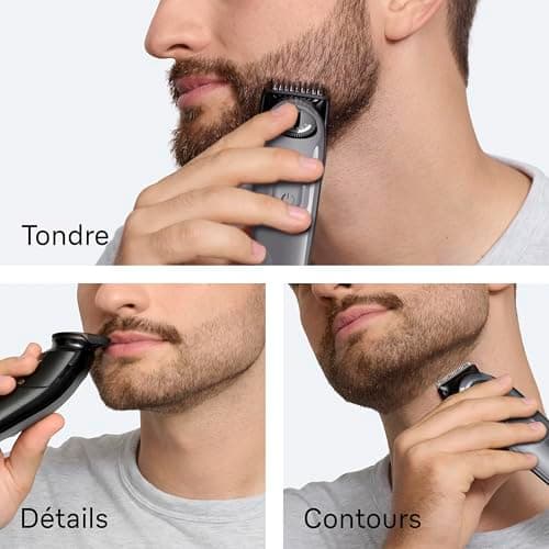 Braun BT3525 Series 3 Electric Beard Trimmer For Men, With +4 Styling Tools, Cordless And With 40 Adjustments, Ultra-Sharp Blade And Precision Clip, 50 Min Battery Life - Image 6