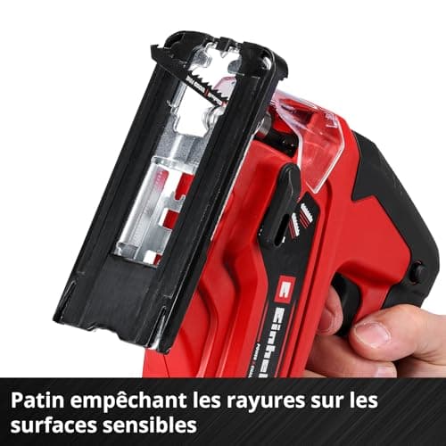 Einhell Cordless Jigsaw TC-JS 18/70 Li (1 x,2.5 Ah) (18 V, cutting depth 70 mm, tool-free blade change, vacuum adapter, with 2.5 Ah battery and charger, 1 blade) - Image 8