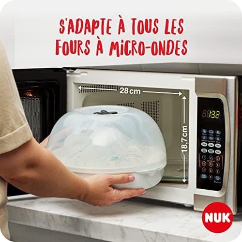 NUK Micro Express Plus Microwave Steam Baby Bottle Steriliser - Image 5