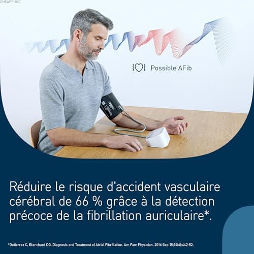 OMRON X3 Comfort AFib Arm Blood Pressure Device - Clinically Validated Cuff Blood Pressure Monitor - OMRON Arm Blood Pressure Monitor with Atrial Fibrillation (AFib) Detection, 2 Person Memory - Image 4