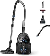 Philips Philips PowerPro Expert Aspirateur sans Sac 900W – Technologie PowerCyclone 8 – Brosse TriActive+ LED – Filtration Allergie H13 – Capacité 2 L (FC9745/09)