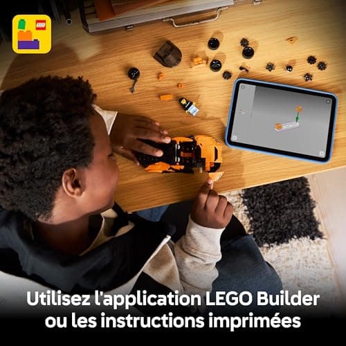 LEGO Speed Champions McLaren W1 - Jouet Voiture - Maquette avec Minifigurine Collector de Pilote - Idée de Cadeau d'anniversaire pour Garçon dès 9 Ans ou Fan de Sport Automobile 77257 - Image 8