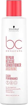 Schwarzkopf Professional Bonacure Repair Rescue Conditioner For Damaged Hair Vegan Care Complex With Arginine Less Breakage Inner Strength Elasticity Better Handling 200ml - Image 1