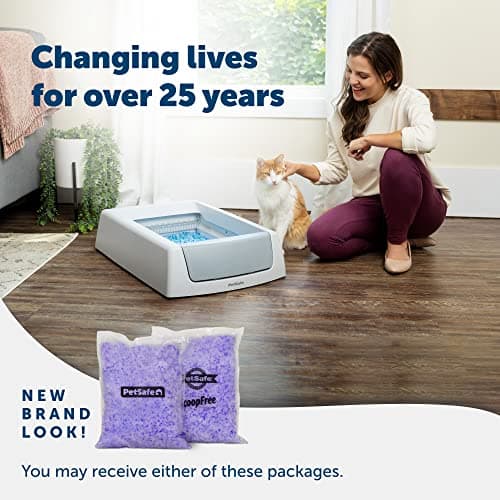 PetSafe - ScoopFree Premium Litière pour Chat Non Agglomérante en Cristal - Contrôle des Odeurs, sans Poussière - Lavande, Paquet De 2 - Image 10