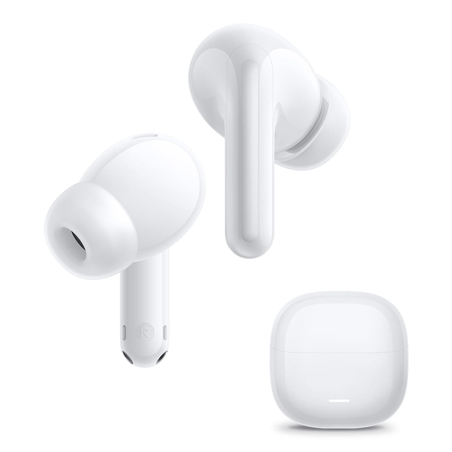 XIAOMI REDMI Buds 8 Lite True Wireless In-Ear Bluetooth Earbuds, Active Noise Cancelling 42 DB, 12.4 mm Speaker Powerful Bass, Up to 36 Hours Playtime, Bluetooth 5.4 White - Image 1