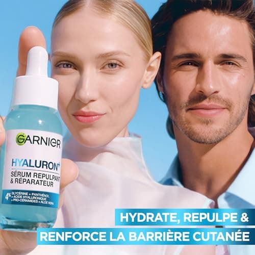 Garnier SkinActive - Sérum Gel Repulpant Hyaluronic Aloe - Soin Enrichi en Acide Hyaluronique et Aloe Vera - Pour Tous Types de Peaux - 30 ml - Image 7