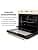 KLARSTEIN Elizabeth - Four électrique encastrable, style rétro, 70L, CEE A, indépendant, convection/chaleur voûte/sole/gril, 2200W, 50-250 °C, bouton rotatif et poignée aspect laiton - crème - Image 8