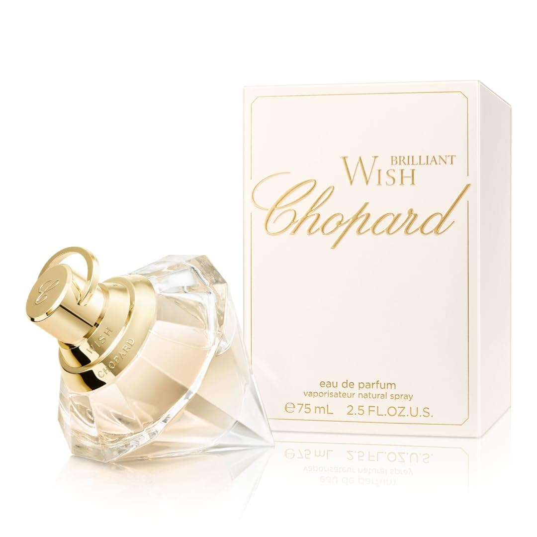 Chopard Brilliant Wish 75 ml Eau de Parfum for Women - Fresh Floral Fragrance - Sparkling Notes of Pink Berries, Star Jasmine and Violet Leaves - Clear Glass Bottle - Image 4