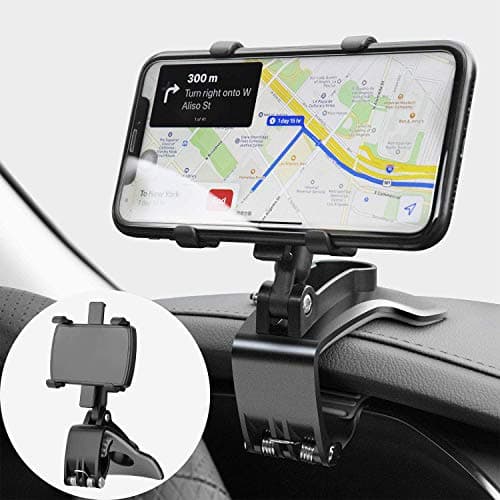 360 Degree Rotation Car Phone Holder Dashboard Mobile Phone Car Phone Mount for GPS and Smartphones from 4 to 7 Inches - Image 2