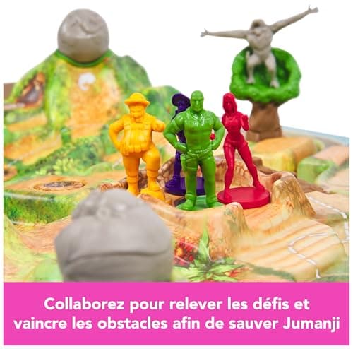 JUMANJI The Island of Danger - Jumanji 3D Game - Board Game with Many Challenges - Jumanji Movie Atmosphere - Family Board Game - French Version - Child Game 8+ Years and Above - Image 6
