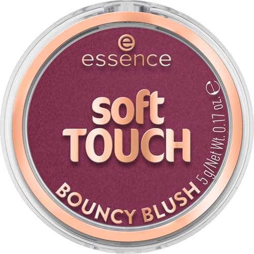 essence soft TOUCH BOUNCY BLUSH 40 roses in berry, cream-to-powder blush, cold berry shade, matte finish, soft and caring texture, 5 g - Image 4