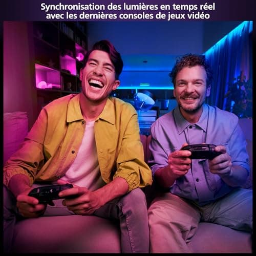 Philips Hue Play HDMI Sync Box 8K - Connected Box to Sync up to 10 Lights with Your Video Games, Movies and Music - Requires Philips Hue Bridge - Dolby Vision HDR10+ Compatible - Image 6