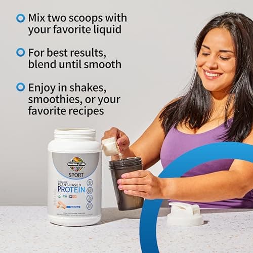Garden of Life Sport Organic Plant-Based Protein, Vanilla - 806g - Image 6
