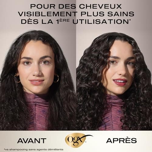 OGX | Après-Shampooing Nourrissant + Lait de Coco (flacon de 385 ml) – Après-shampooing hydratant pour des cheveux renforcer – Soin cheveux pour tous types de cheveux au parfum irrésistible - Image 7