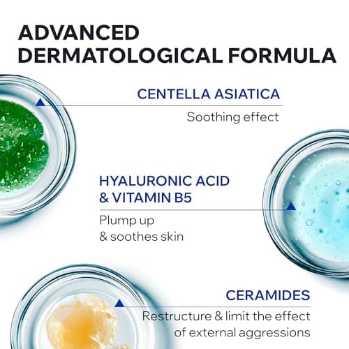 Uriage Cica-Daily Crème Réparatrice - Centella Asiatica, Acide Hyaluronique & à la Vitamine B5 - Répare & Hydrate en 1 Application - Sans Parfum - 96% d'Ingrédients d'Origine Naturelle - 50 ml - Image 6