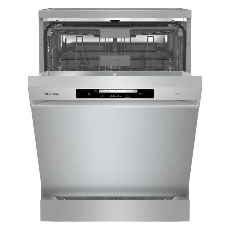 HISENSE HS643C90X Lave-vaisselle, 16 couvercles, 6 programmes, 3 paniers, gris C - Image 5