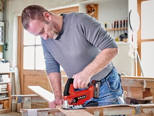Einhell Cordless Jigsaw TC-JS 18/70 Li (1 x,2.5 Ah) (18 V, cutting depth 70 mm, tool-free blade change, vacuum adapter, with 2.5 Ah battery and charger, 1 blade) - Image 5