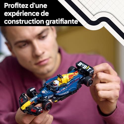 LEGO Speed Champions Voiture F1 Oracle Red Bull Racing RB20 - Voiture de Course de Formule 1 pour Adulte - Inclut Une minifigurine Collector de Pilote - Cadeau pour Fans de Sport Automobile 77243 - Image 5