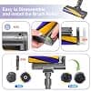 Brush for Dyson V7 V8 V10 V11 V15 Turbo Roller Brush Head with LED Light for Dark Areas, Effective Cleaning On Hard Floors - Image 5