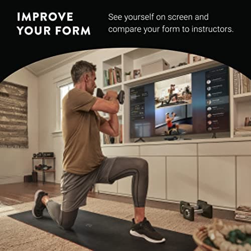 Peloton Guide Appareil d'entraînement de Force avec Technologie de caméra intégrée, Suivi des répétitions et télécommande Portable avec Commande vocale, Noir - Image 7