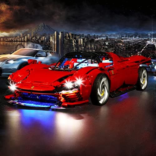 LED Lighting Kit for Ferrari Daytona SP3 (No Lego), Decorative Lighting for Technic Ferrari Daytona Supercar Creative Toys - Image 2