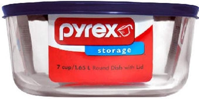 Pyrex Pyrex Storage Plus 7-Cup Round Glass Food Storage Dish by Pyrex