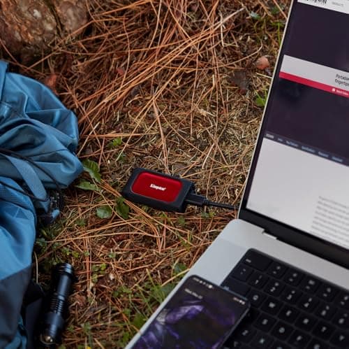 Kingston XS1000 2TB SSD External USB 3.2 Gen 2 Portable External Solid State Drive Red-SXS1000R/2000G - Image 7