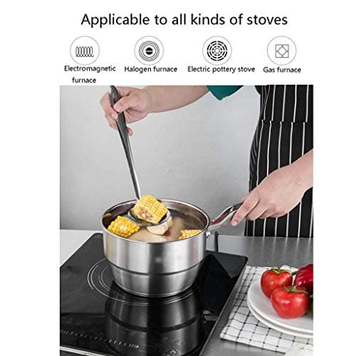 Non-stick Milk Pan, Steamer Basket for Instant Pot Accessories, Milk Pans, Stainless Steel - Image 4