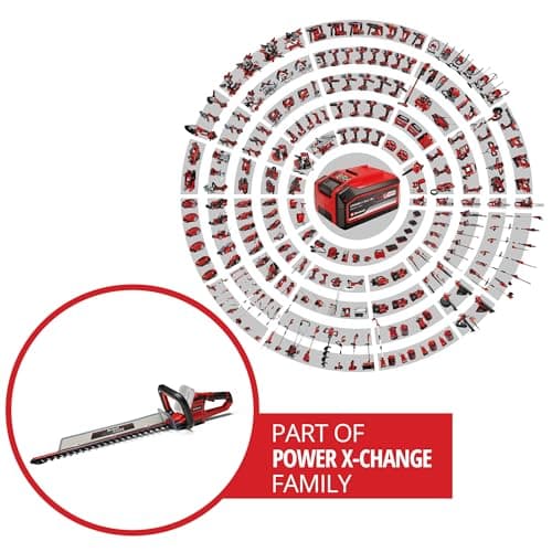 Einhell GE-CH 18/60 Li Cordless Hedge Trimmer - Solo Power X-Change (18V, 60cm Cutter) Delivered without Battery or Charger - Image 3