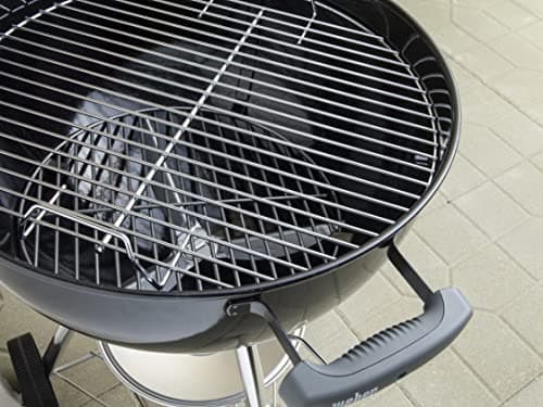 Weber Classic Kettle Charcoal Barbecue / Enamelled Steel Bowl and Lid, 57 cm Cooking Surface, One-Touch Cleaning System, Lid Thermometer, Tripod and Wheels, Black - Image 5