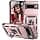 Case for Google Pixel 8 Pro Case, Camera Protector, Hard Armor Cover 360° Metal Ring Magnetic Stand Case, PC Hard and TPU Silicone Shockproof Anti-Scratch Case Rose Gold - Image 2