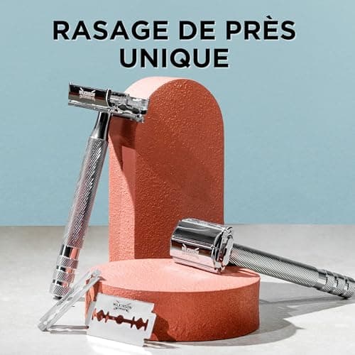 Wilkinson Sword - The Edger Barber's Style - Men's Razor - Safety Razor + 5 Double Edged Blades - Image 9
