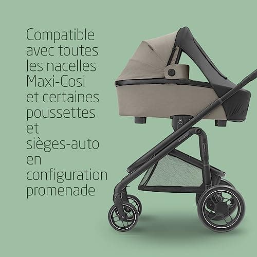 Maxi-Cosi Sun Shade, Compatible Carrycots, Pushchairs, Maxi-Cosi Car Seats, UPF 50+ Protection, Hide and Seek Window, Baby Sun Protection, Multiple Modes of Use, Black - Image 7