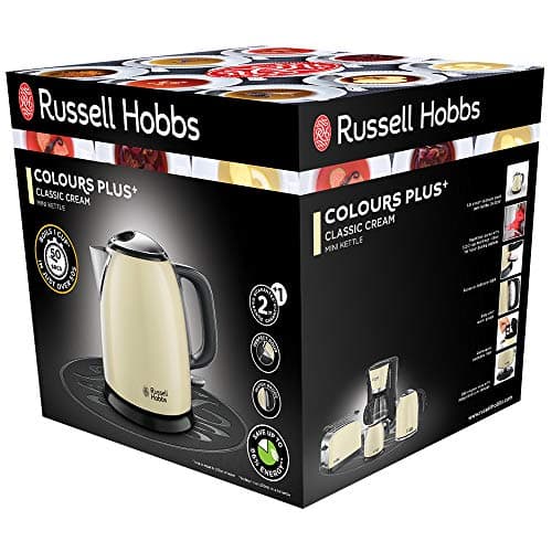 Russell Hobbs 24994-70 Colours Plus Cream Electric Kettle (1L, Fast Boiling, Perfect Flow, Visible Water Level, Anti-Limescale Filter, Energy Saving) - Image 4