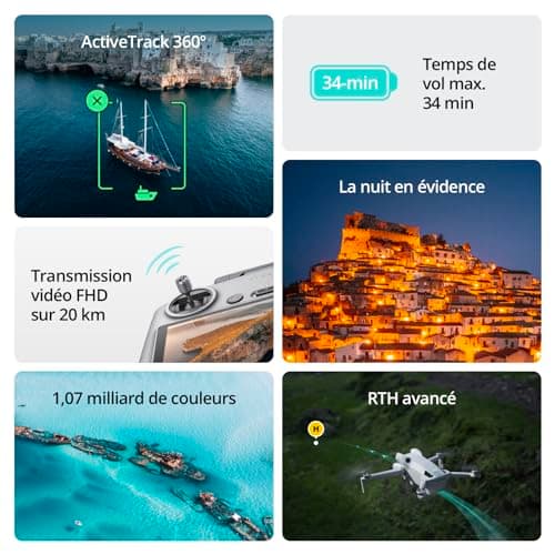 DJI Mini 4 Pro (DJI RC-N2), Foldable Mini Drone with 4K HDR Camera for Adults, Under 0.549 lb/249g, Flight Time 34min, Video Transmission Distance Max 20km, Klasse-C0 - Image 7