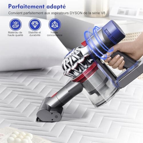 Main body compatible with Dyson V8 SV10 (part number 969875-02), includes motor handle with V10 SV12 trigger assembly, screwdriver set and post-HEPA filter - Image 7