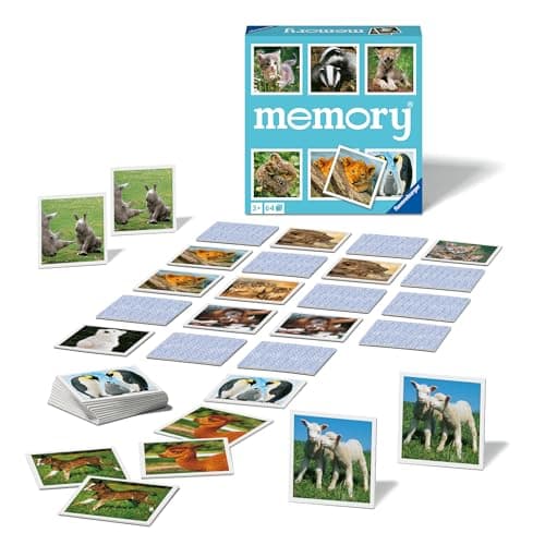 Ravensburger - Large Memory® Small Animals - Educational Memory Game - 64 Cards - Adults and Children from 3 Years - 20879 - French Version - Image 3