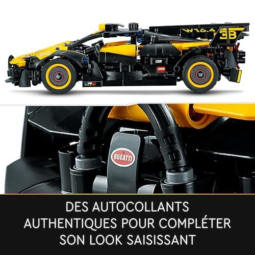 LEGO 42151 Technic Le Bolide Bugatti, Jouet Voiture de Course pour Enfants dès 9 Ans, Maquette à Construire de Véhicules Iconiques à Collectionner - Image 7