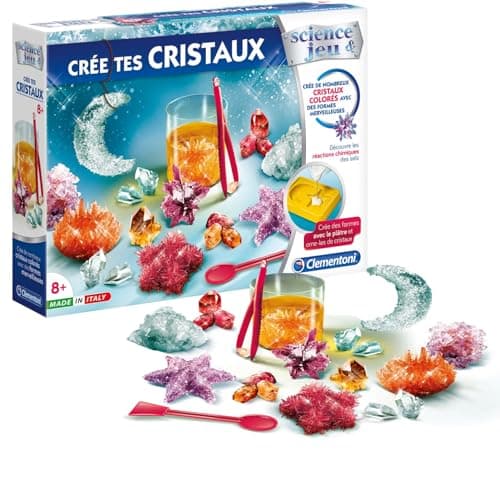 Clementoni | Science & Play – Create Your Crystals for Children 8+ | Chemistry and Geology DIY Science Kit | Home Crystal Experiments | Manual Scientific Game | Educational Activity to Make - Image 2