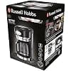 Russell Hobbs Coffee Maker [WhirlTech Technology for Optimal Extraction & Flavouring] Black (10 Cups, Glass Jug 1.25L, Brew Indicator, Keep Warm) Vintage Coffee Machine 21701-56 - Image 3