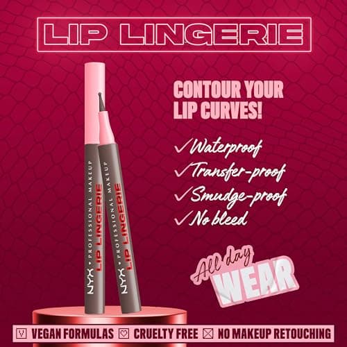 NYX Professional Makeup Lip Lingerie Liner Matte Long-Lasting Waterproof Smudge Free & Transfer Resistant Wild Side 12 - Image 4