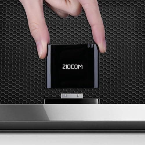 ZIOCOM 30 Pin Bluetooth Receiver Adapter for iPhone iPod Bose SoundDock and Other 30 Pin Dock Speakers with 3.5mm Aux Cable (Not for Car and Motorcycles), Black - Image 6