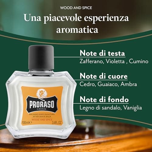 Proraso Wood/Spice After Shave Balm, 1 Piece, 100 ml - Image 4
