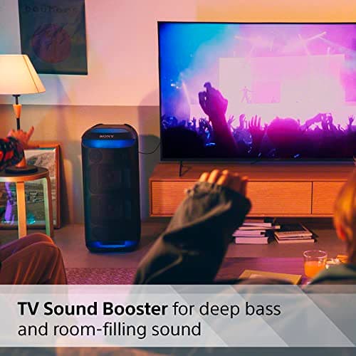 Sony SRS-XV800 - Wireless Party Bluetooth Speaker with Powerful 360° Sound and Mega Bass - 25 Hours Battery Life, Portable - Light Effects - Black - Image 5
