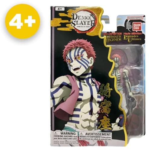 BANDAI - Ultimate Legends HD - Demon Slayer Action Figure 12 cm - Akaza - Officially Licensed Demon Slayer - Akaza Action Figure - Toy for Children 4+ - VE88967 - Image 7