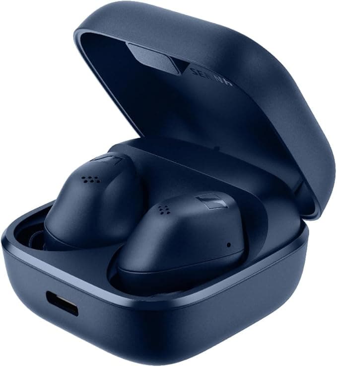 Sennheiser Sennheiser Wireless Headphones, Accentum True Wireless, Blue, High Performance Driver, 28 Hours Playtime, Hybrid Noise Cancellation, External Sound Capture Function, Bluetooth 5.3,