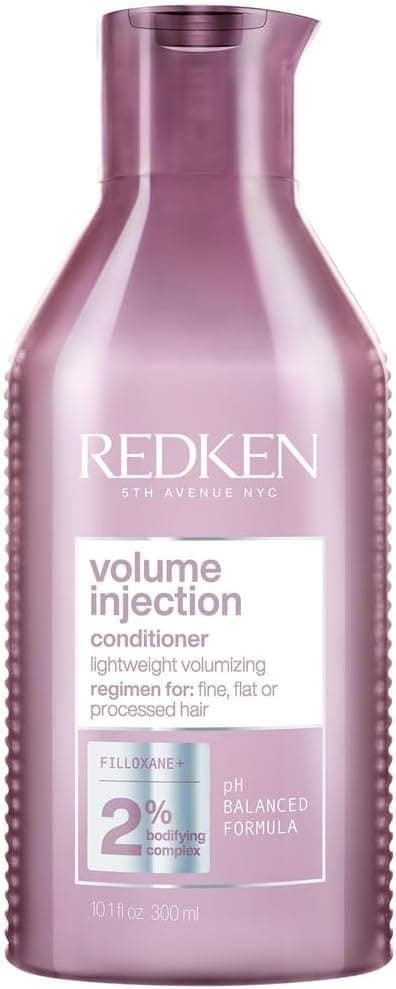 REDKEN - Volume Conditioner - Root Lift - Softness & Shine - Lightweight, Vegan Formula - Filloxane & Bodifying Complex - Fine & Flat Hair - Volume Injection - 300ml - Image 1
