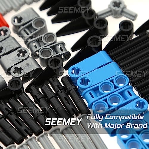 SEEMEY 884 Pcs Axle Chain Link Connectors Compatible with Lego Technic Parts - Image 3